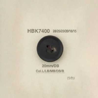 HBK7400 Knopf aus echtem Büffelhorn mit 4 Löchern