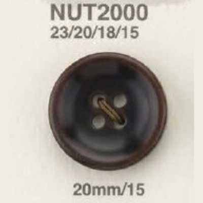 NUT2000 Nuss 4-Loch-Knopf