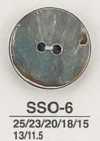 SSO6 Schale Aus Natürlichem Material, Glänzender Knopf Mit 2 Löchern