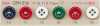 OPH336 DAIYA BUTTONS Schlagfester Vierloch-Polyesterknopf