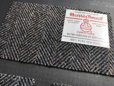 3-HC411 HARRIS Harris Tweed Fischgrät[Textilgewebe] Takisada Nagoya Sub-Foto