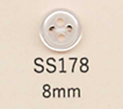 SS178 DAIYA BUTTONS Vierloch-Polyesterknopf