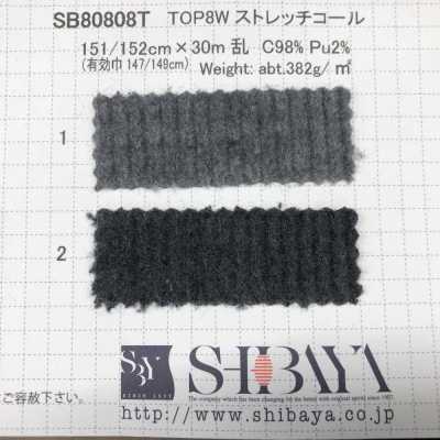 SB80808T TOP8W Stretchcord[Textilgewebe] SHIBAYA Sub-Foto