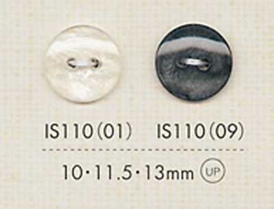 IS110 Zweiloch-Polyesterknopf