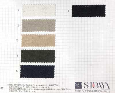 SB60302 1/40 Garngefärbtes Leinen Fischgrätmuster[Textilgewebe] SHIBAYA Sub-Foto
