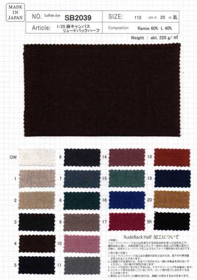 1/25 Leinen-Canvas Ruedback Halb