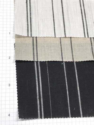 SB60810 1/60 Leinenstreifen[Textilgewebe] SHIBAYA Sub-Foto