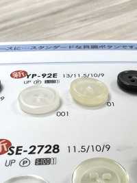 YP92E Einfacher Glänzender 4-Loch-Polyesterknopf Für Hemden Und Blusen[Taste] IRIS Sub-Foto
