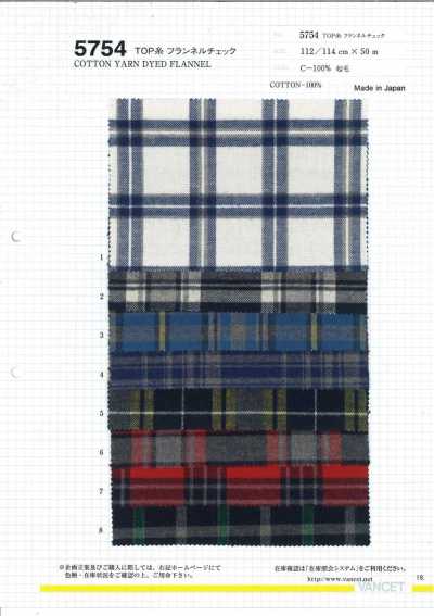 TOP Thread Flanell Check