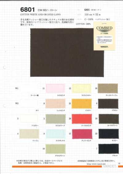 6801 60S Batist-Handwäsche-Finish