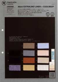 1092008 Aibini EXTRALINO LEINEN X COOLMAX®[Textilgewebe] Takisada Nagoya Sub-Foto