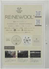 1022062 1/14 RE: NEWOOL (R) Twill Check[Textilgewebe] Takisada Nagoya Sub-Foto