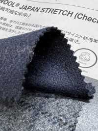 1022062 1/14 RE: NEWOOL (R) Twill Check[Textilgewebe] Takisada Nagoya Sub-Foto