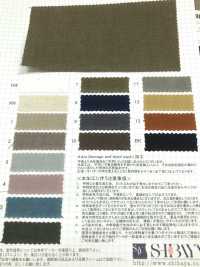 SB1687ddw Baumwolle/Leinen Lose Oxford Ddw-Verarbeitung[Textilgewebe] SHIBAYA Sub-Foto