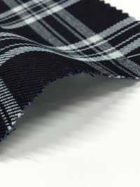 AN-9209 Kordel-Indigo-Twill-Karo[Textilgewebe] ARINOBE CO., LTD. Sub-Foto