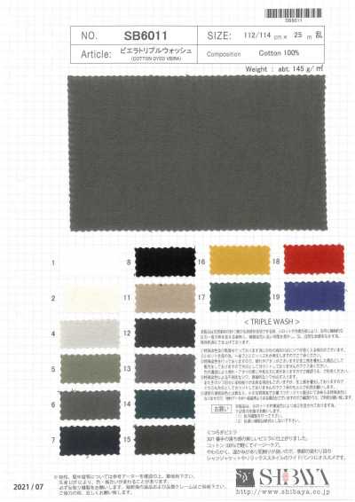 SB6011 Viyella dreifach gewaschen