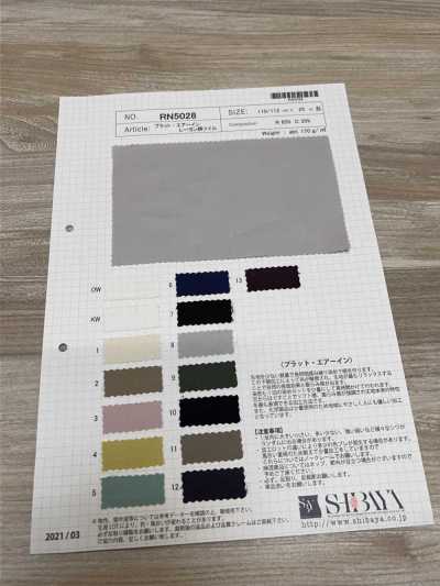 RN5028 Pratt Air Aus Rayon-Baumwoll-Twill[Textilgewebe] SHIBAYA Sub-Foto