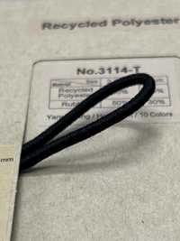 3114-T Elastische Kordel Aus Recyceltem Polyester[Bandbandschnur] ROSE BRAND (Marushin) Sub-Foto