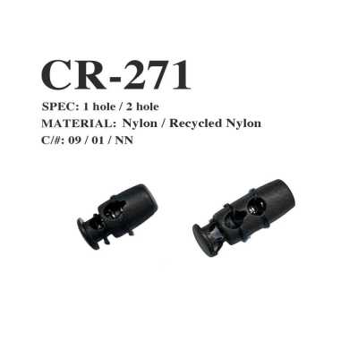 CR-271 Fischernetz-Kordelstopper aus recyceltem Nylon