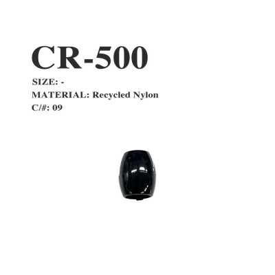 CR-500 Fischernetz-Kordelendstück aus recyceltem Nylon, fassförmig