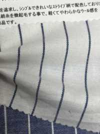 AN-9243 Baumwoll-Wolle-Twill-Streifen[Textilgewebe] ARINOBE CO., LTD. Sub-Foto