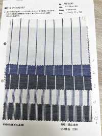 AN-9243 Baumwoll-Wolle-Twill-Streifen[Textilgewebe] ARINOBE CO., LTD. Sub-Foto