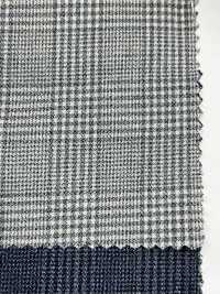 AN-9266 Indigo Twisted Heather Glen Check[Textilgewebe] ARINOBE CO., LTD. Sub-Foto