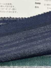 AN-9273 Horizontale Streifen Aus Baumwoll-Woll-Twill[Textilgewebe] ARINOBE CO., LTD. Sub-Foto