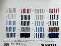14140 Garngefärbter Wollstreifen Mit 50 Fäden[Textilgewebe] SUNWELL Sub-Foto