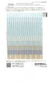 14344 Bio-Baumwoll/Polyester-Batist mit Streifen