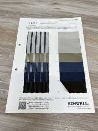 14351 Garngefärbte 100/2 Multistreifen[Textilgewebe] SUNWELL Sub-Foto