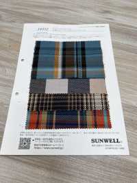 14352 Garngefärbter Baumwoll-Schwer-Twill Multi-Check[Textilgewebe] SUNWELL Sub-Foto