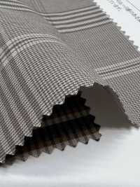 14356 Garngefärbtes 50 Single Thread Cotton Typewriter Cloth Check[Textilgewebe] SUNWELL Sub-Foto