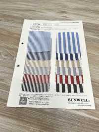 15536 Garngefärbter 80/2 Seersucker-Streifen[Textilgewebe] SUNWELL Sub-Foto