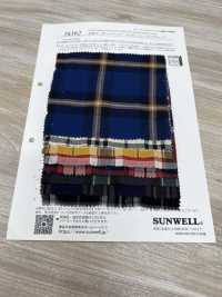 16362 Garngefärbtes Bio-Baumwoll-Fischgrätenmuster[Textilgewebe] SUNWELL Sub-Foto