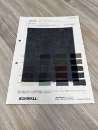 22452 80 Einfädiger Gekämmter Voile Natural Washer Processing[Textilgewebe] SUNWELL Sub-Foto