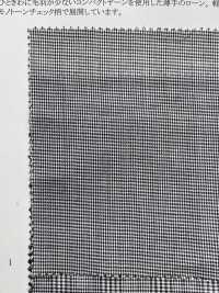 25374 Garngefärbter Compact 80 Thread Lawn Monotone Check[Textilgewebe] SUNWELL Sub-Foto