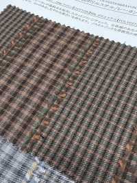 26110 Garngefärbtes 30-fädiges Polyester/Viskose/Baumwolle-Cut Fringe Check[Textilgewebe] SUNWELL Sub-Foto