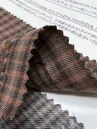 26110 Garngefärbtes 30-fädiges Polyester/Viskose/Baumwolle-Cut Fringe Check[Textilgewebe] SUNWELL Sub-Foto