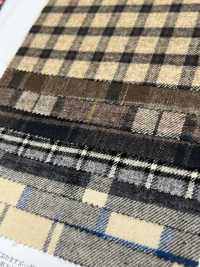 26144 Garngefärbte Baumwolle, 20 Fäden, Gefärbtes Viyella-Karo-Fuzzy[Textilgewebe] SUNWELL Sub-Foto
