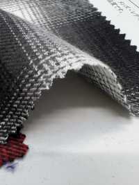 26180 Garngefärbtes 20-fädiges Viyella Fuzzy Ombre & Block Check[Textilgewebe] SUNWELL Sub-Foto