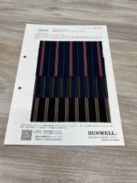 26181 Garngefärbter PIMA70-Faden-Twill-Regimentsstreifen[Textilgewebe] SUNWELL Sub-Foto
