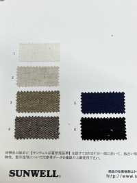 26223 Garngefärbtes 16 Einfädiges Baumwoll-/Leinen-Fischgrätmuster[Textilgewebe] SUNWELL Sub-Foto