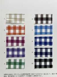35223 Garngefärbte Baumwolle/Leinen Mit Ungleichmäßigem Gingham-Karomuster[Textilgewebe] SUNWELL Sub-Foto