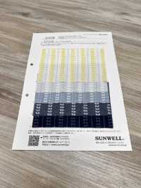35370 Garngefärbte Baumwolle Mit Fransen-Dobby-Streifen[Textilgewebe] SUNWELL Sub-Foto
