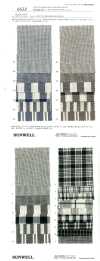 6638 Stückgefärbter Baumwoll-/Leinen-Nesselstoff, vertikales Knitterwasch-Finish