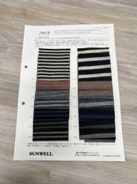 76619 Satin Puppe Acryl/Wolle Tianzhu Baumwolle Querstreifen[Textilgewebe] SUNWELL Sub-Foto