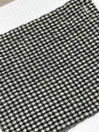2379 Leinen-Modal-Karo-Kräuseln[Textilgewebe] Feines Textil Sub-Foto