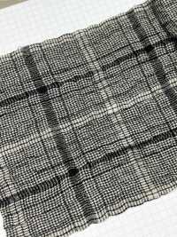 2379 Leinen-Modal-Karo-Kräuseln[Textilgewebe] Feines Textil Sub-Foto