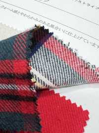 6701 Garngefärbtes 20-fädiges Viyella Fuzzy Tartan Check[Textilgewebe] SUNWELL Sub-Foto